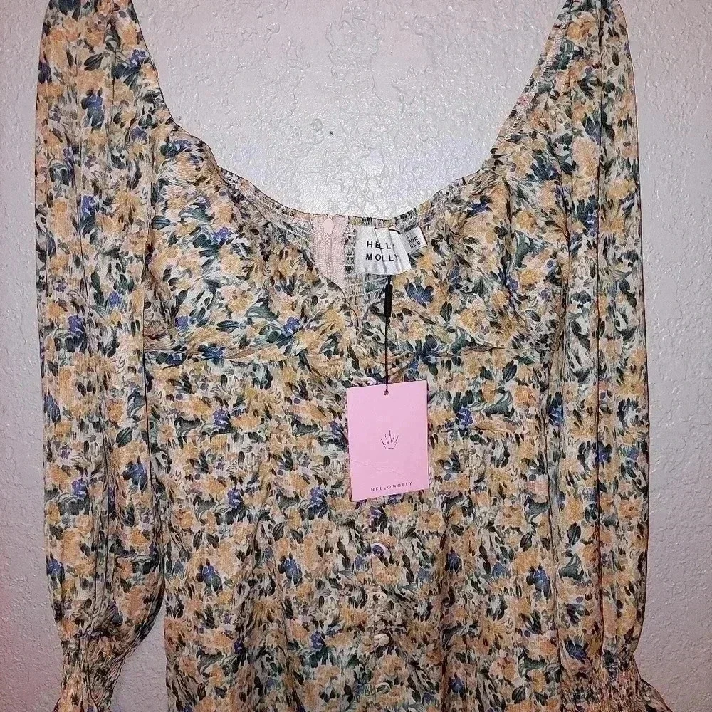 NWT Hello molly love first dress Long Sleeve Size Large - Picture 9 of 12